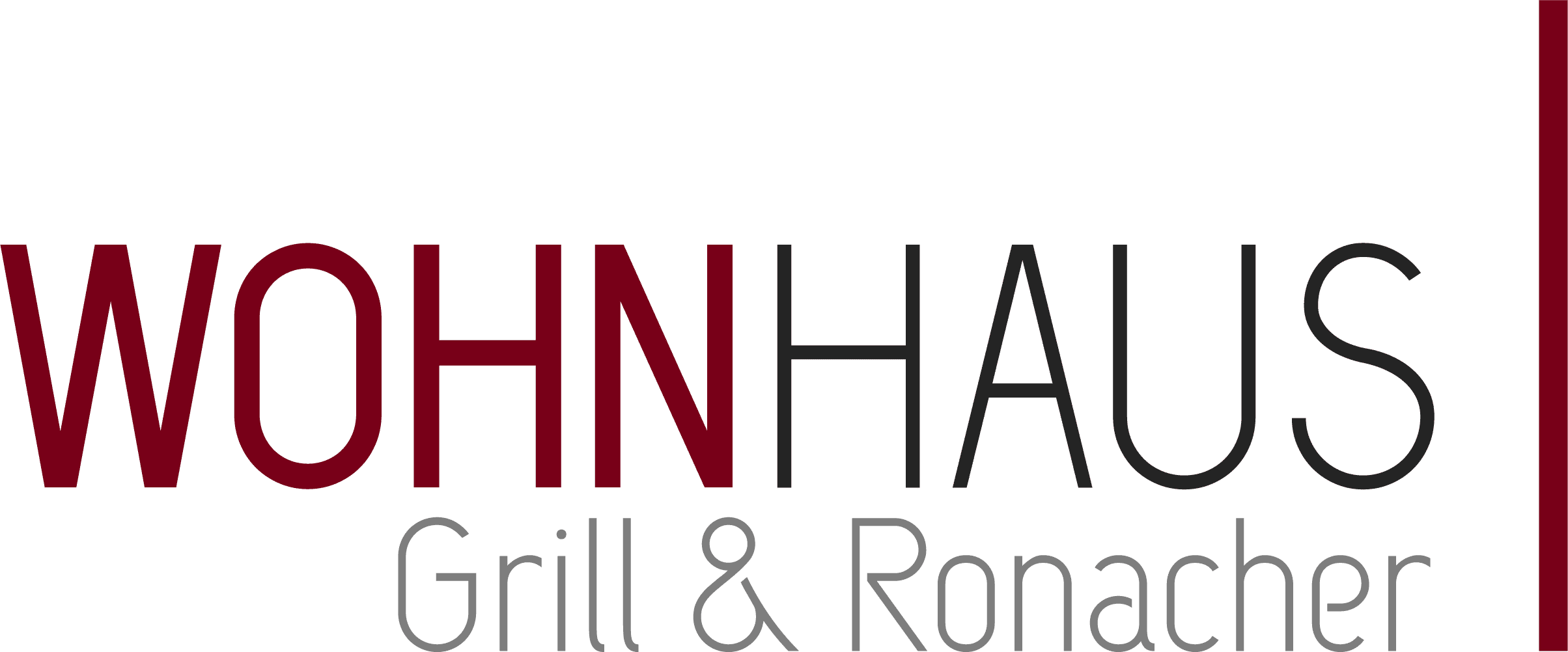 Logo WOHNHAUS Grill & Ronacher