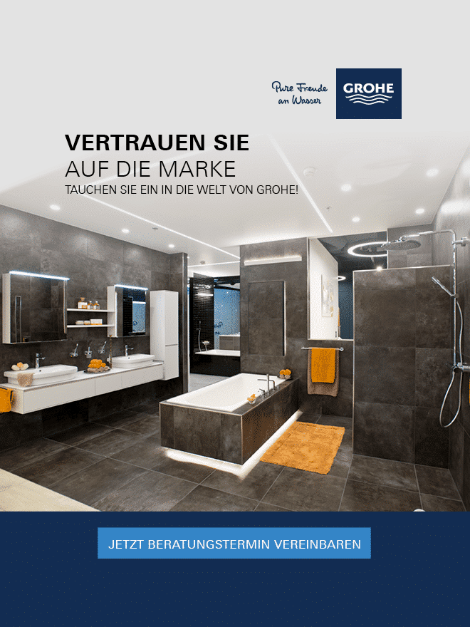 WERBUNG - GROHE ist eine führende globale Marke für ganzheitliche Badlösungen und Küchenarmaturen. Dusche & Wanne, Badarmaturen & Waschbecken, Betätigungsplatten & Toiletten, Küchenrmaturen & Spülen.