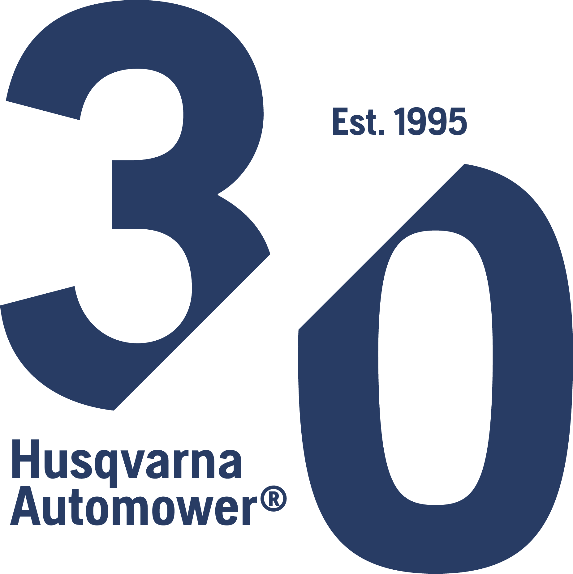 Logo 30 Jahre Husqvarna