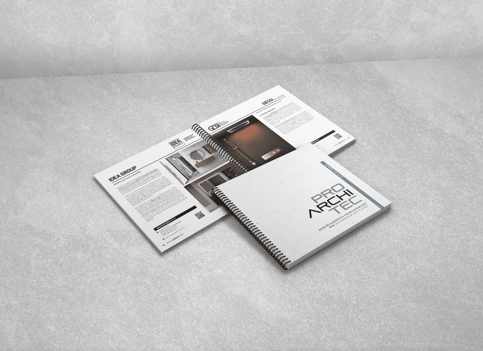 B2B-Booklet "pro ArchiTec" - Ausgabe 2024/01 - Ansicht Einzelseiten mit Cover