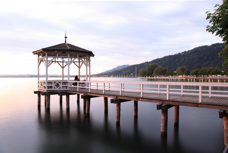 Pavillon am Bodensee in Vorarlberg.